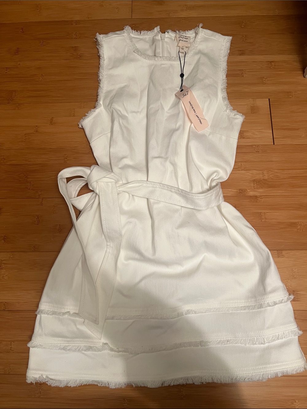 Cinq à Sept Mindie Denim Belted Minidress